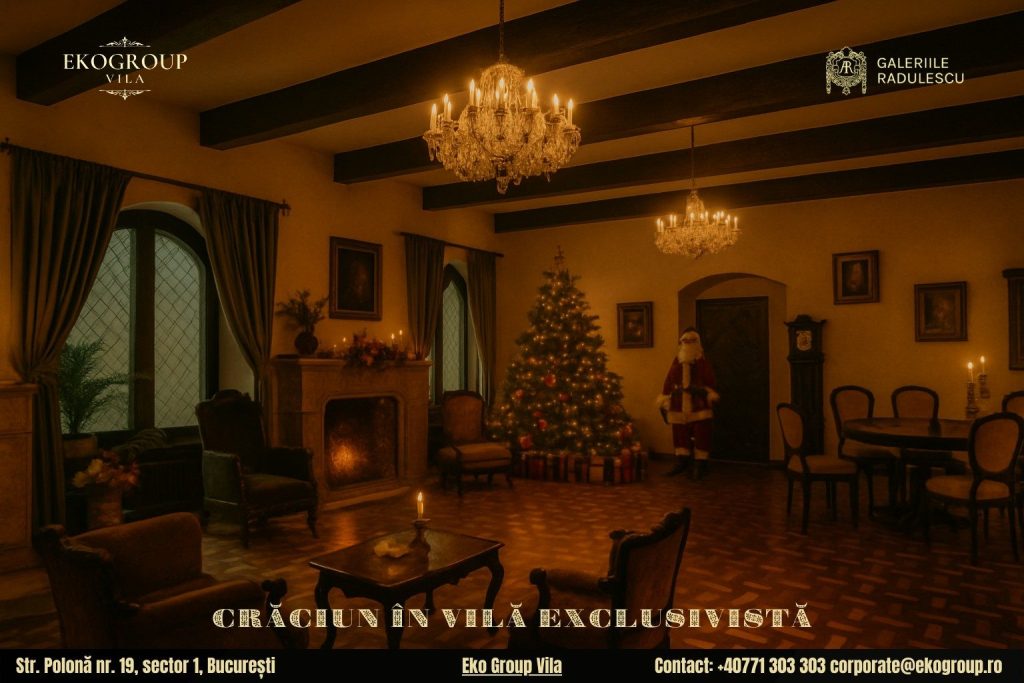 Evenimente de Crăciun București: Crăciunul Anilor ’30 la Eko Group Vila, O Feerie Unică în Capitală