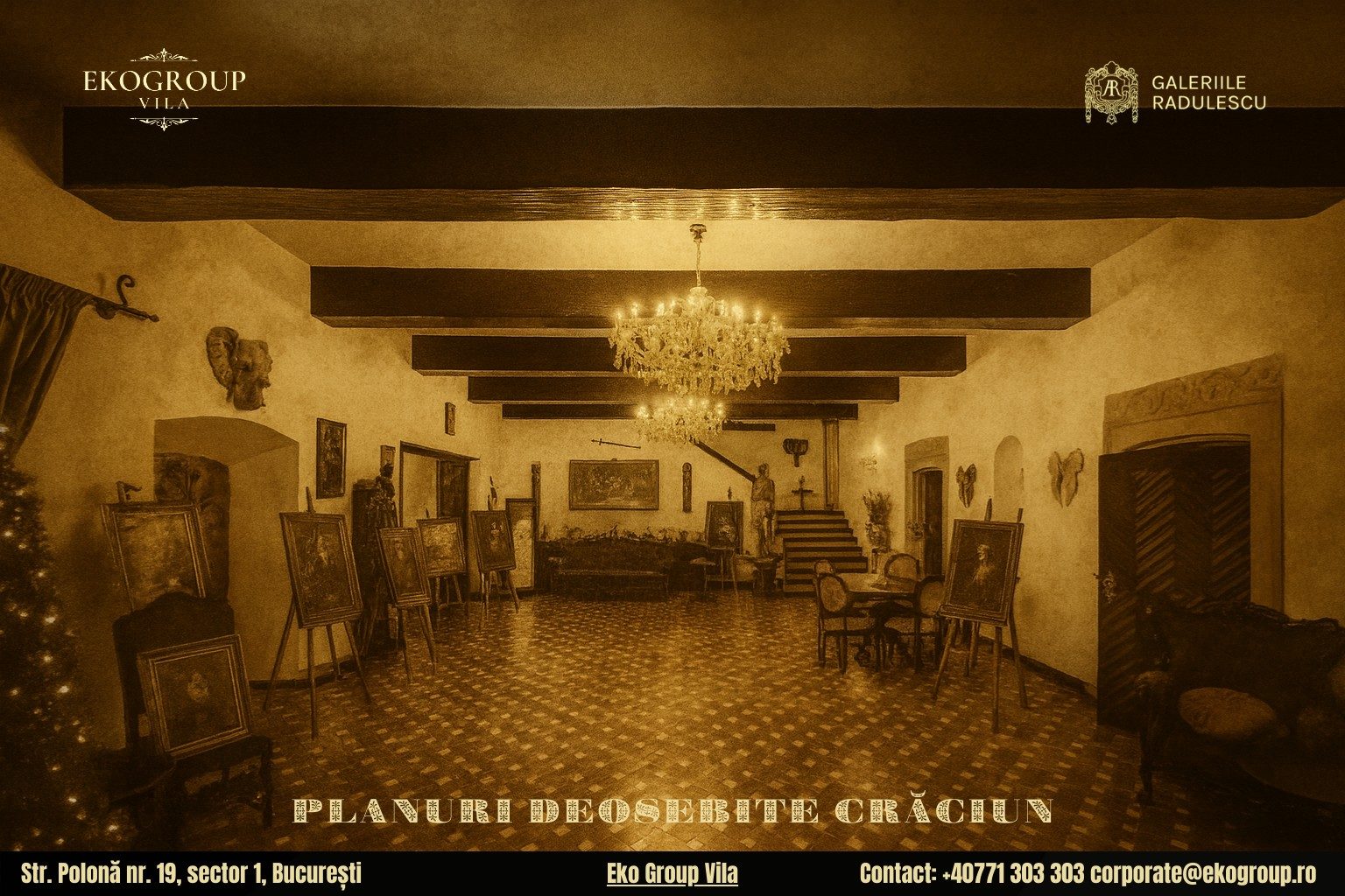 Zile libere decembrie: Crăciunul anilor ’30 la Eko Group Vila, o experiență de neuitat 9 Zile libere decembrie: Crăciunul anilor ’30 la Eko Group Vila, o experiență de neuitat